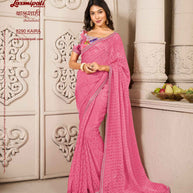 Laxmipati Balushahi 8290 Brasso Tomato Saree