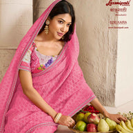 Laxmipati Balushahi 8290 Brasso Tomato Saree