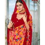 Laxmipati Rajnee 8318 Georgette Multicolor Saree