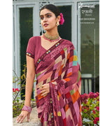 Laxmipati Rajnee 8320 Georgette Multicolor Saree