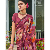 Laxmipati Rajnee 8320 Georgette Multicolor Saree