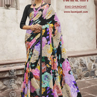 Laxmipati Janki 8340 Georgette Multicolor Saree
