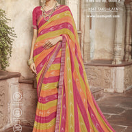 Laxmipati Janki 8347 Georgette Multicolor Saree