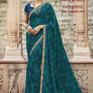 Laxmipati Janki 8352 Georgette Morpinch Saree