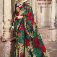 Laxmipati Janki 8354 Georgette Multicolor Saree