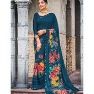 Laxmipati Mahima 8363 Georgette Multicolor Saree