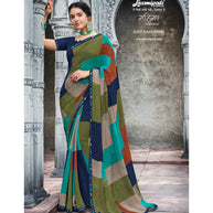 Laxmipati Mahima 8367 Georgette Multicolor Saree
