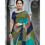 Laxmipati Mahima 8367 Georgette Multicolor Saree