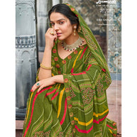Laxmipati Mahima 8368 Georgette Multicolor Saree