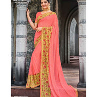 Laxmipati Mahima 8369 Georgette Multicolor Saree