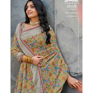 Laxmipati Sangini 8379 Georgette with Satin Patta Multicolor Saree