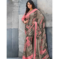 Laxmipati Sangini 8380 Georgette with Satin Patta Multicolor Saree