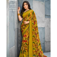 Laxmipati Sangini 8381 Georgette with Satin Patta Multicolor Saree