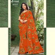 Laxmipati Kaveri 8387 Georgette Multicolor Saree