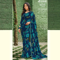 Laxmipati Kaveri 8390 Georgette Multicolor Saree