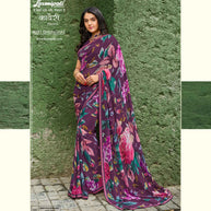 Laxmipati Kaveri 8391 Georgette Multicolor Saree