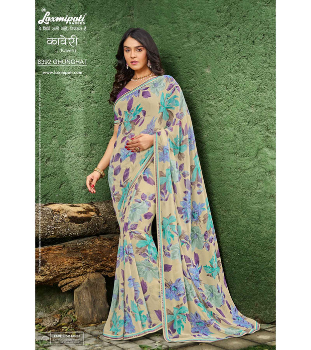 Laxmipati Kaveri 8392 Georgette Multicolor Saree