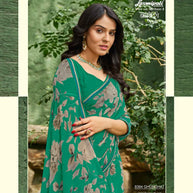 Laxmipati Kaveri 8394 Georgette Multicolor Saree