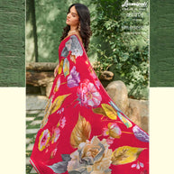 Laxmipati Kaveri 8396 Georgette Multicolor Saree