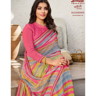 Laxmipati Chhabili 8413 Sharmili Chiffon Multicolor Saree