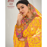 Laxmipati Chhabili 8419 Brasso Lemon Saree