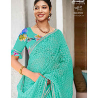 Laxmipati Chhabili 8424 Brasso Sky Blue Saree