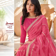 Laxmipati Chhabili 8430 Satin Silk Gajari Saree