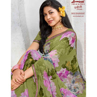 Laxmipati Chhabili 8433 Georgette Multicolor Saree