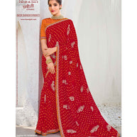 Laxmipati Chhabili 8435 Chiffon Maroon Saree