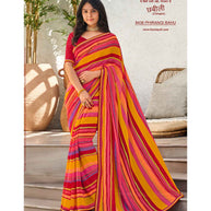 Laxmipati Chhabili 8436 Georgette Multicolor Saree