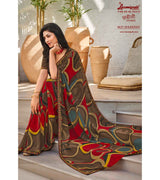 Laxmipati Chhabili 8437 Georgette Multicolor Saree