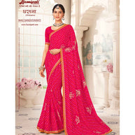 Laxmipati Gharaana 8442 Chiffon Rani Saree