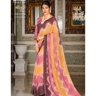 Laxmipati Bansuri 8456 Chiffon Butti Multicolor Saree