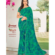 Laxmipati Bansuri 8458 Georgette Rama Saree