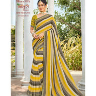Laxmipati Bansuri 8479 Georgette Multicolor Saree