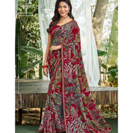 Laxmipati Bhel Puri 8485 Georgette Multicolor Saree