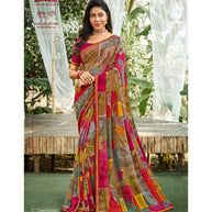 Laxmipati Bhel Puri 8488 Georgette Multicolor Saree