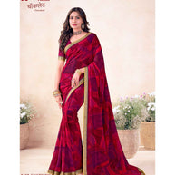 Laxmipati Chocolate 8498 C/C Georgette Rani Saree