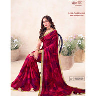 Laxmipati Chocolate 8498 C/C Georgette Rani Saree
