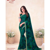 Laxmipati Chocolate 8499 C/C Georgette Rama Saree