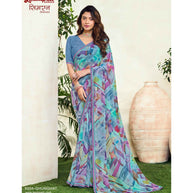 Laxmipati Simarn 8504 Georgette Purple Saree