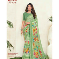 Laxmipati Simarn 8506 Georgette Sea Green Saree