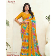 Laxmipati Simarn 8507 Georgette Mustard Saree