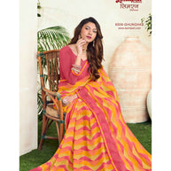 Laxmipati Simarn 8509 Georgette Multicolor Saree