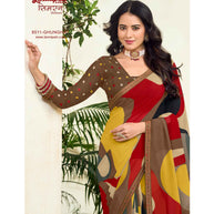Laxmipati Simarn 8511 Georgette Multicolor Saree