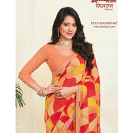Laxmipati Simarn 8512 Georgette Multicolor Saree