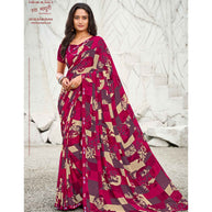 Laxmipati Ras Madhuri 8518 Wetless Magenta Saree