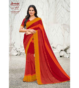 Laxmipati Ras Madhuri 8520 Wetless Red Saree