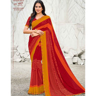 Laxmipati Ras Madhuri 8520 Wetless Red Saree