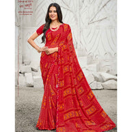 Laxmipati Ras Madhuri 8522 Wetless Red Saree